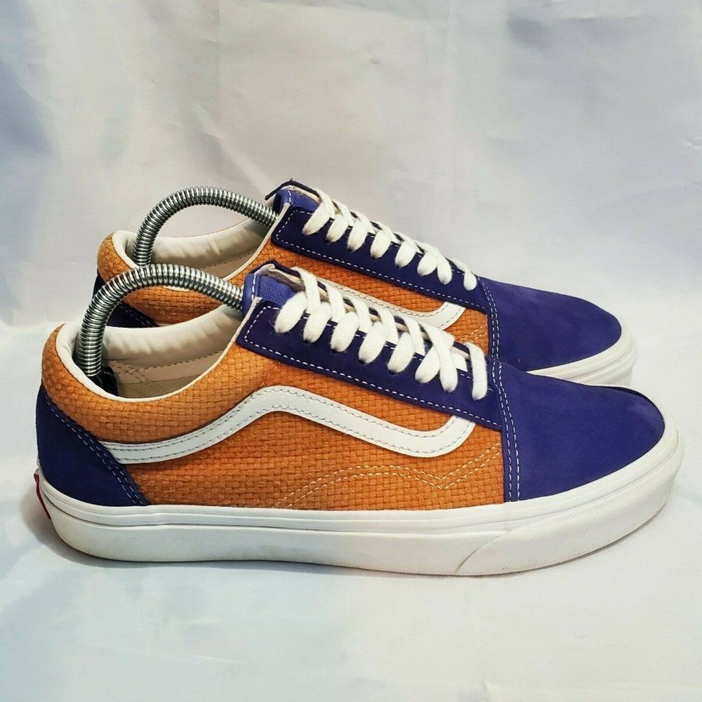Vans Purple and Orange Classic Sneakers